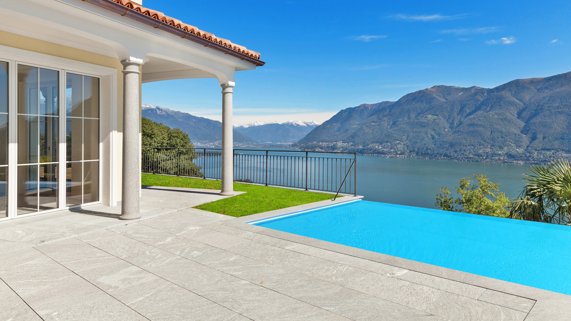 Natursteinplatten für Terrasse